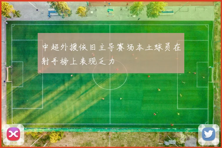 中超外援依旧主导赛场本土球员在射手榜上表现乏力